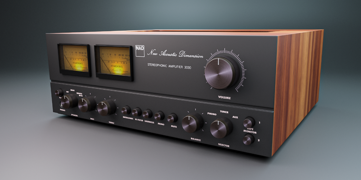 NAD C 3050 integrated amplifier with MM-Phono