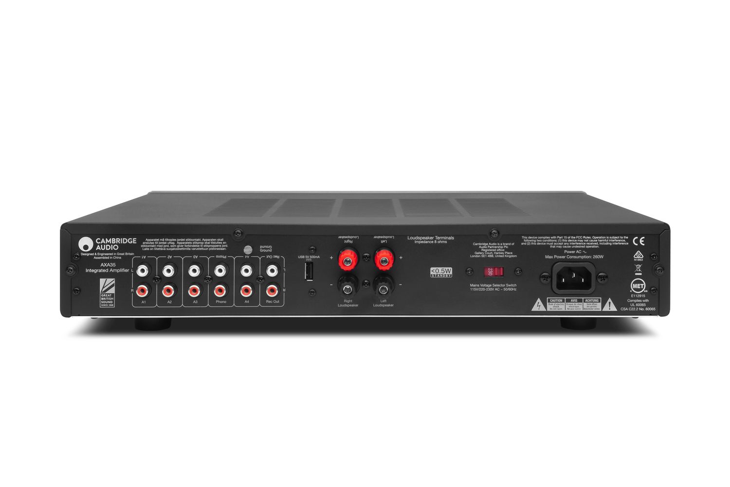 Cambridge Audio AXA35 stereo amplifier