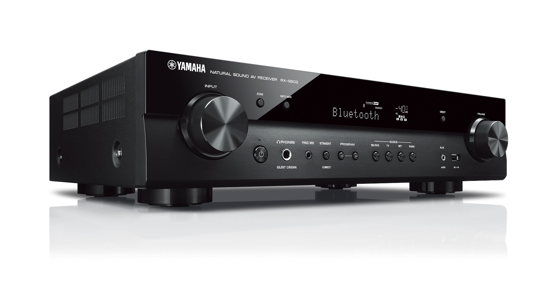 Yamaha RX-S602 5.1 channel AV receiver, black