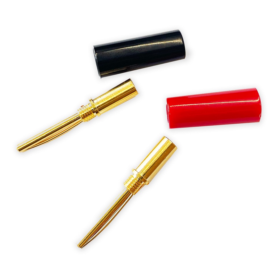 QED Airloc ABS banana plug (4 mm). Maxi