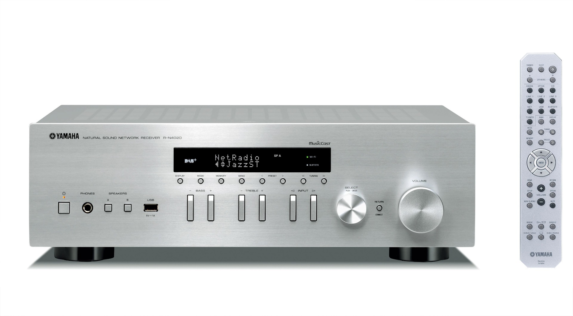 Yamaha R-N402D, silver Wi-Fi receiver