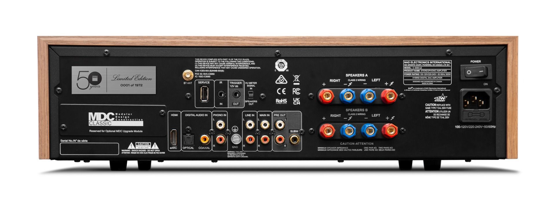 NAD C 3050 integrated amplifier with MM-Phono