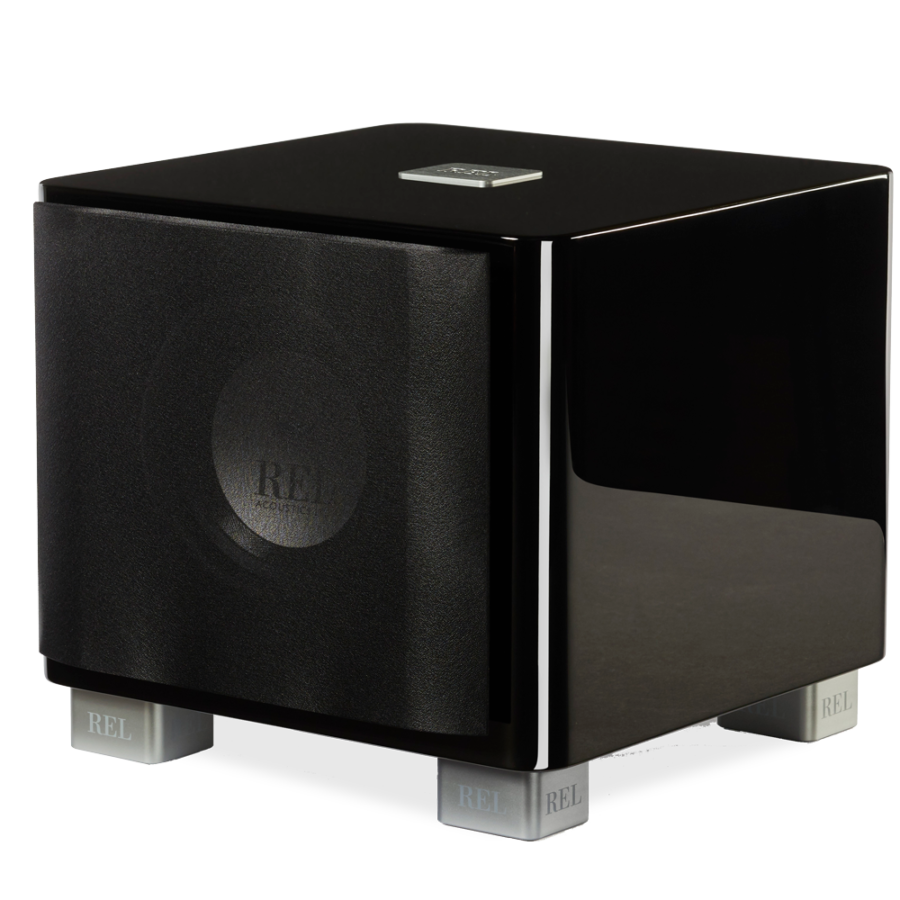 REL T/7x active subwoofer, piano white (200 mm).