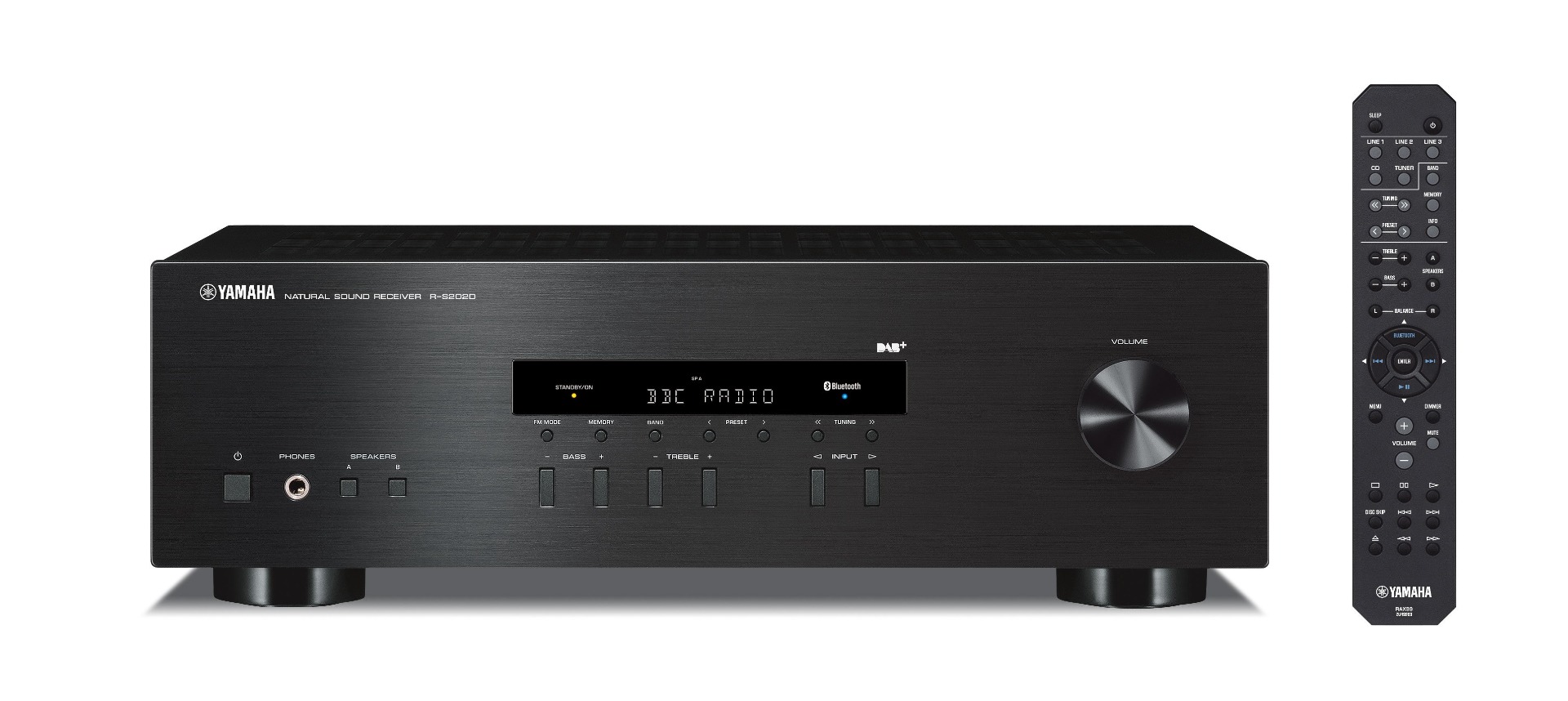 Yamaha R-S202D Hi-Fi receiver, black