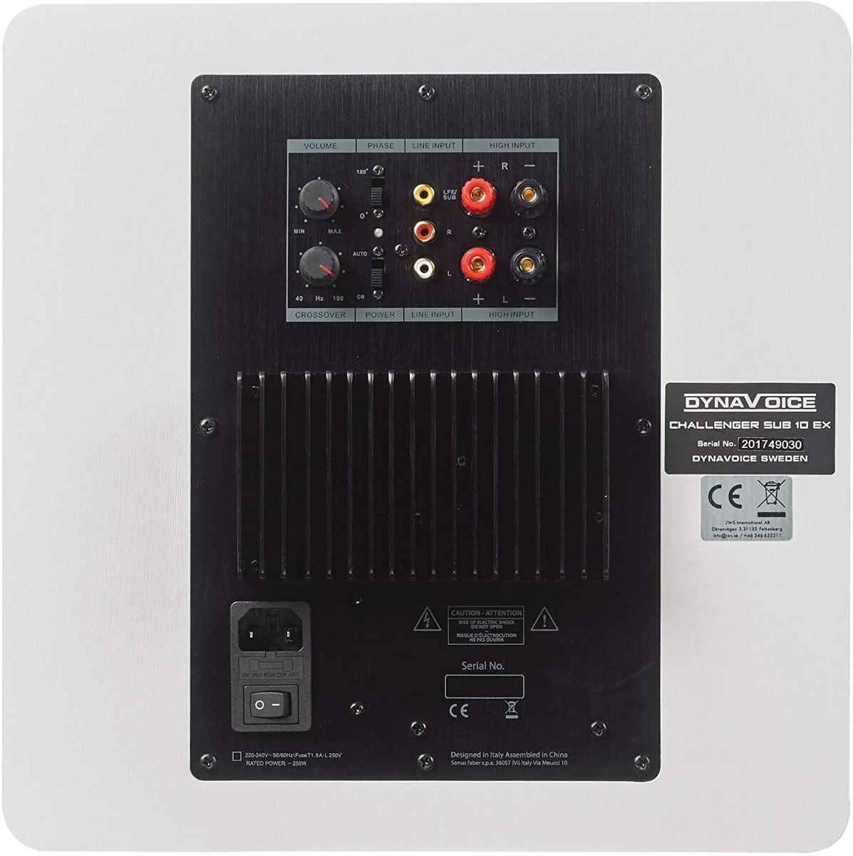 Dynavoice Challenger Sub 10 White