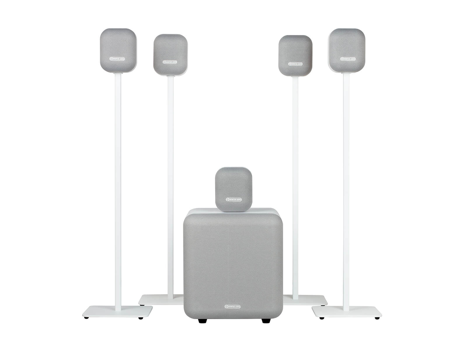 Monitor Audio MASS 5.1 Home Theater set, mist white