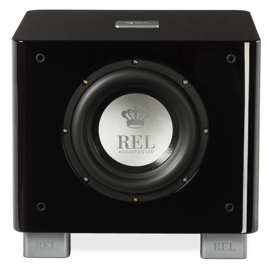 REL T/7x active subwoofer, piano white (200 mm).