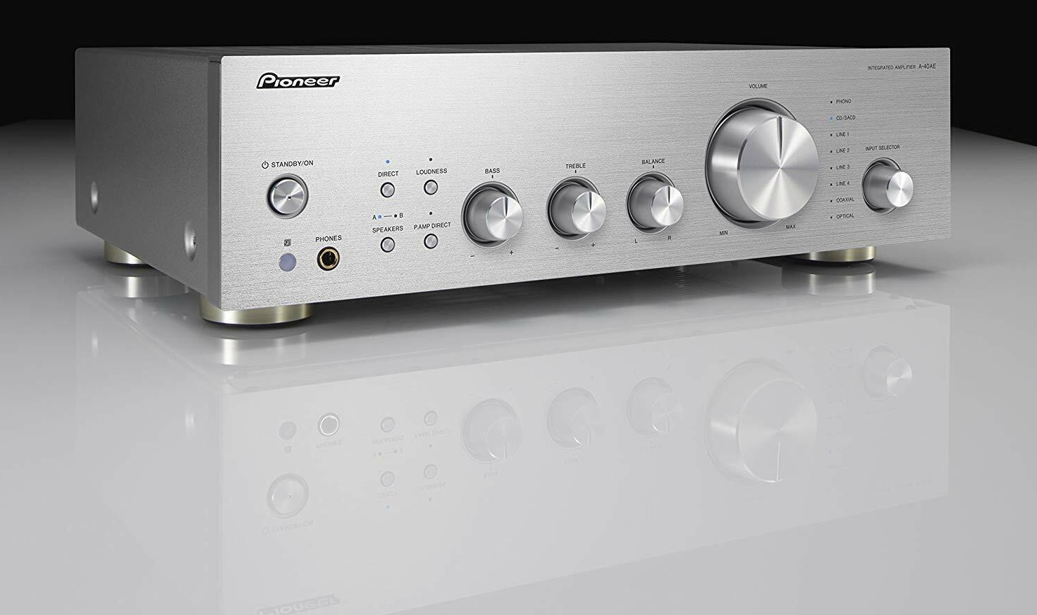 Pioneer A-40AE, silver integrated amplifier