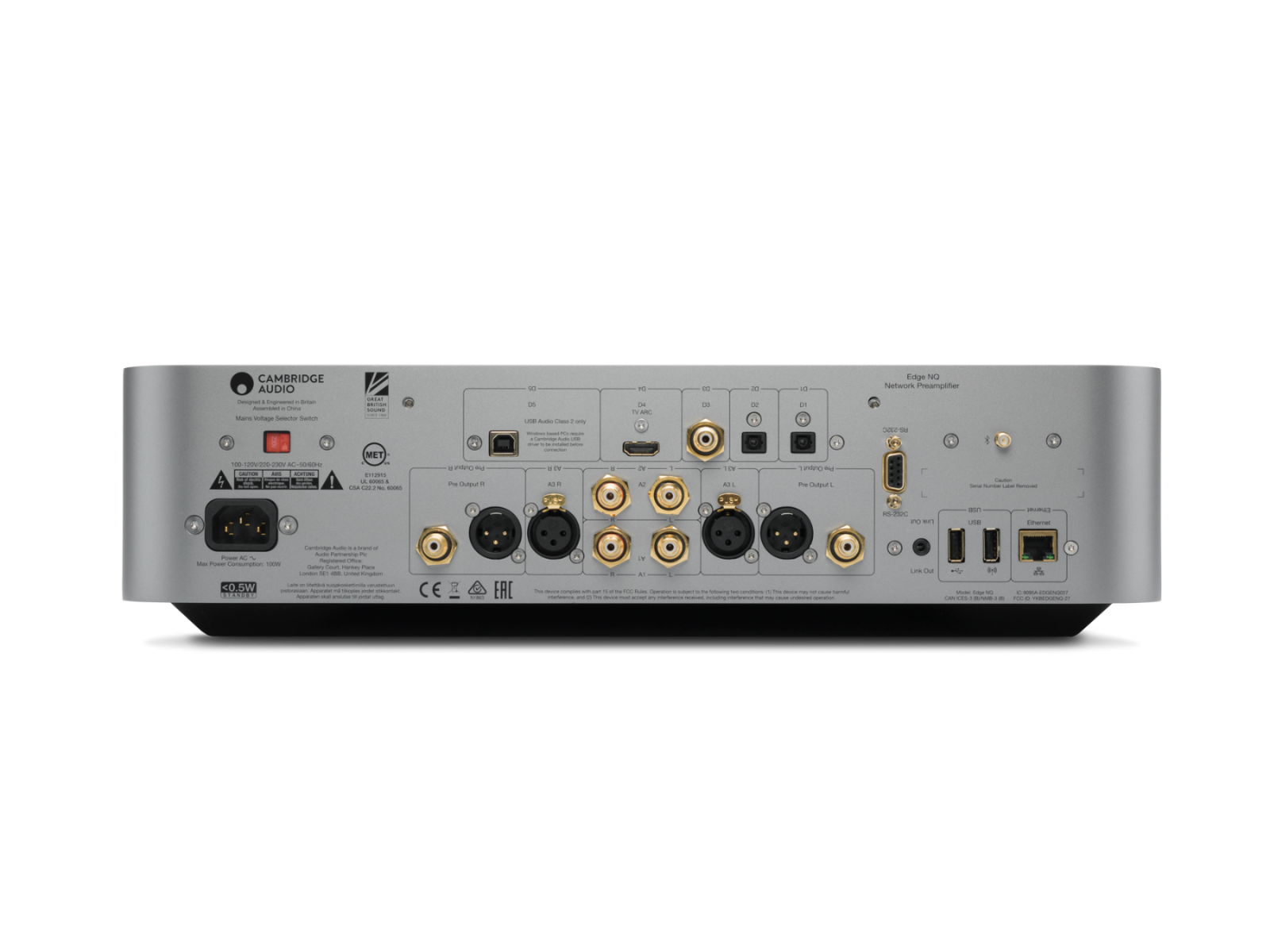 Cambridge Audio Edge NQ preamplifier with Network player