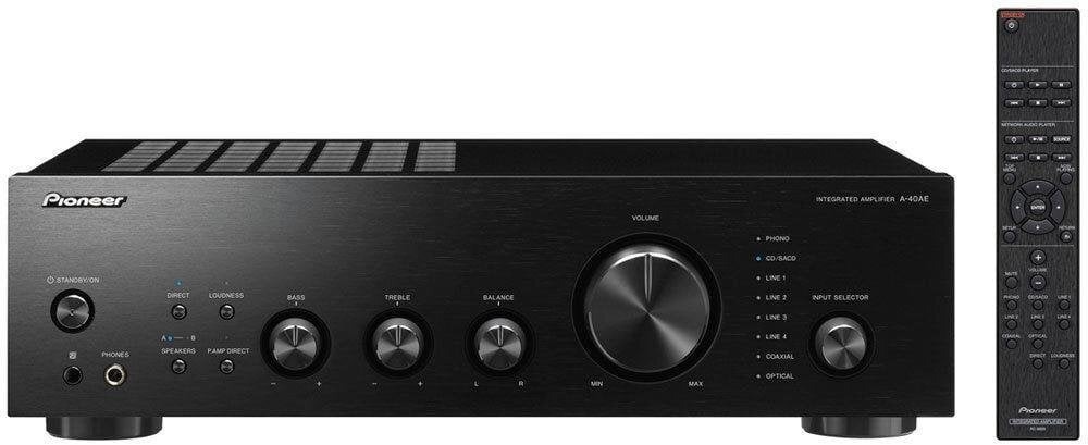 Pioneer A-40AE, black integrated amplifier