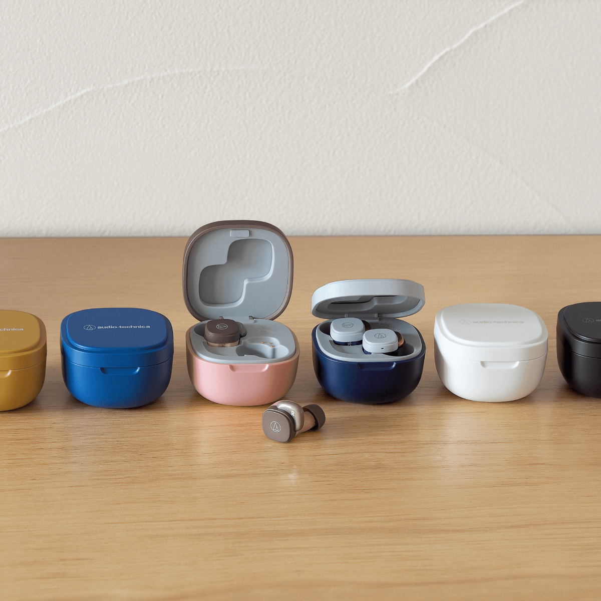 Audio-Technica ATH-SQ1TW wireless in-Ear headphones.