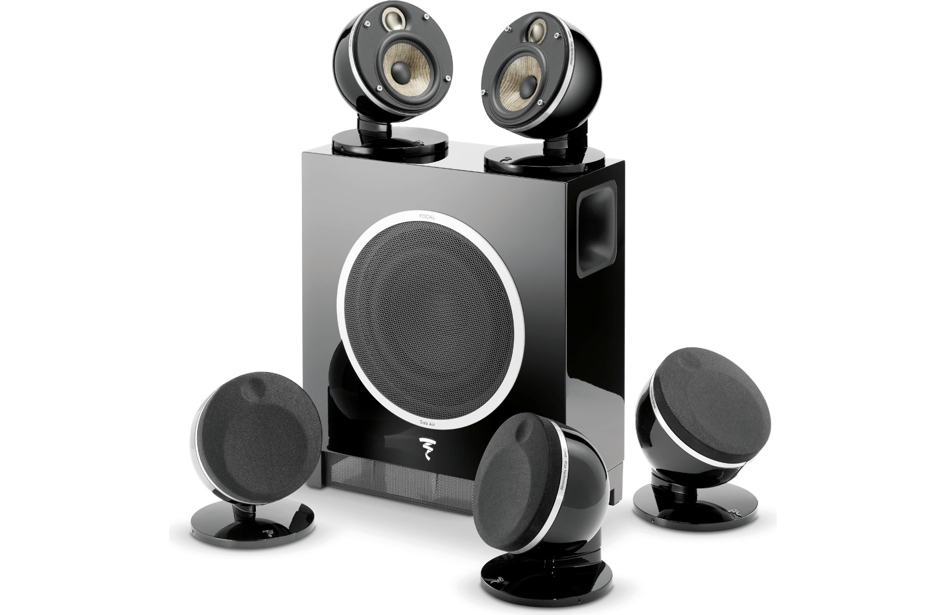 Focal Dome Flax 5.1 pack, black