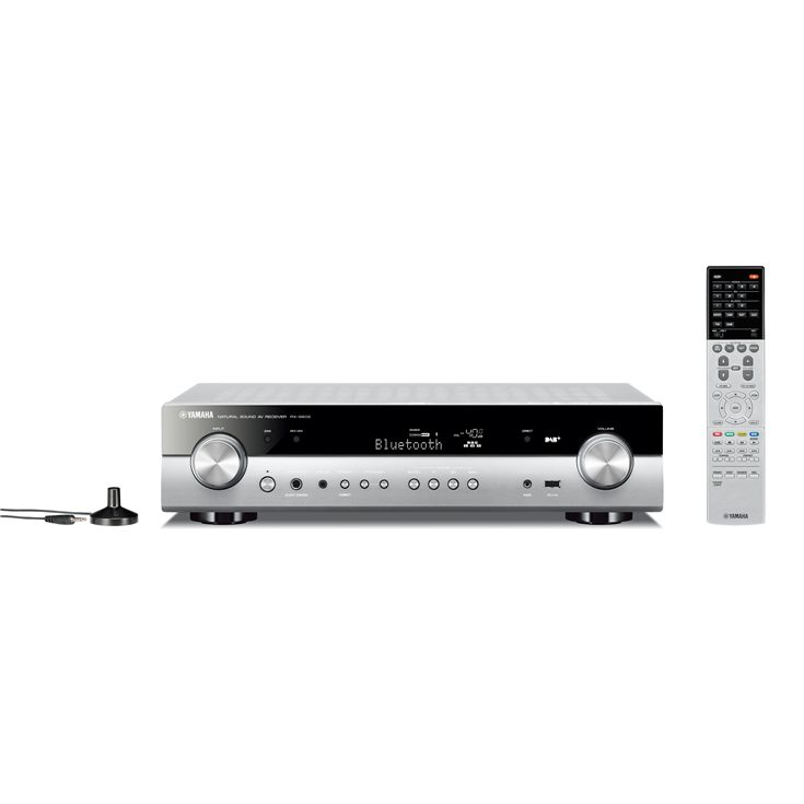 Yamaha RX-S602 5.1 channel AV receiver, titanium