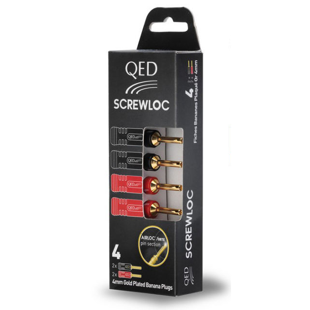 QED Screwloc banana plug (4 mm)