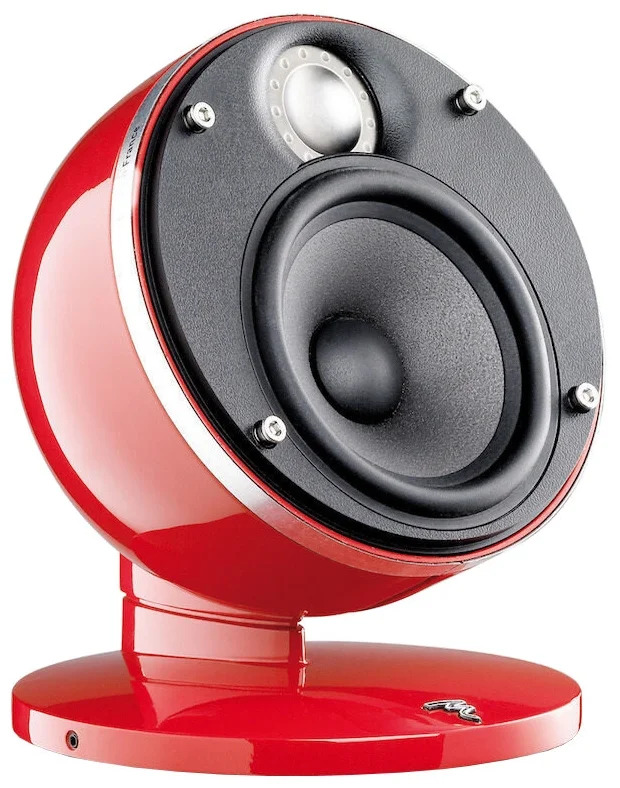Focal Dome polyglass speaker, imperial red