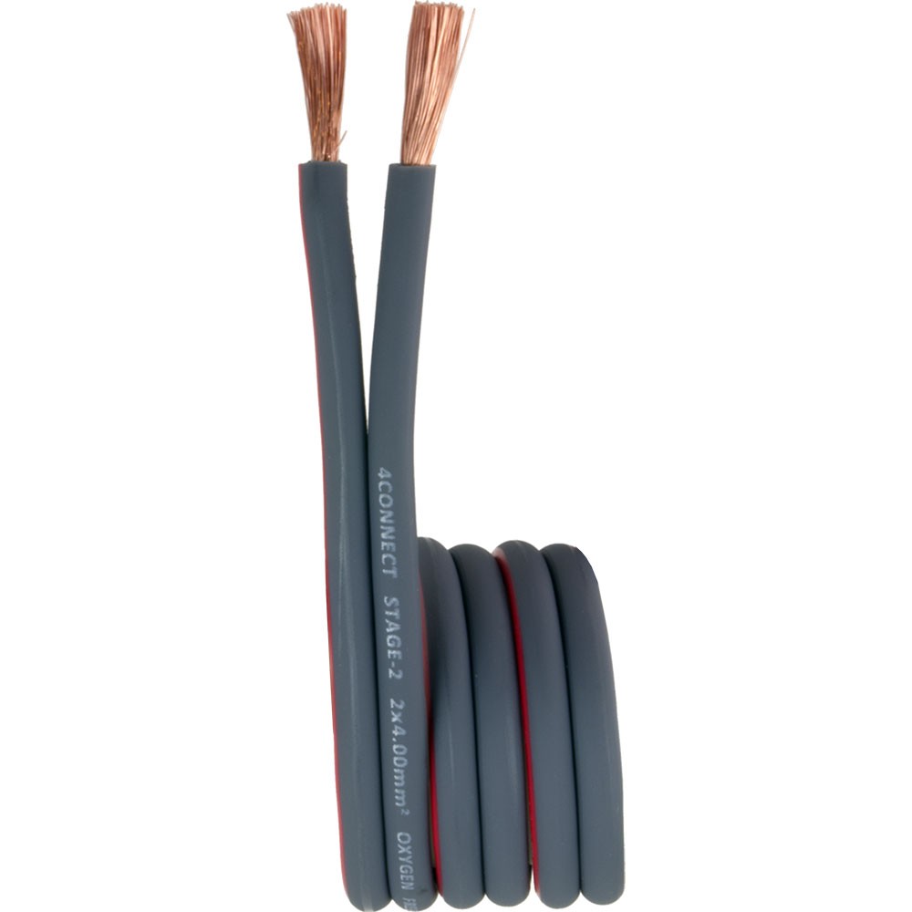 Four Connect  (OFC) high-performance cables for speakers (4.0 mm²). 4-800242