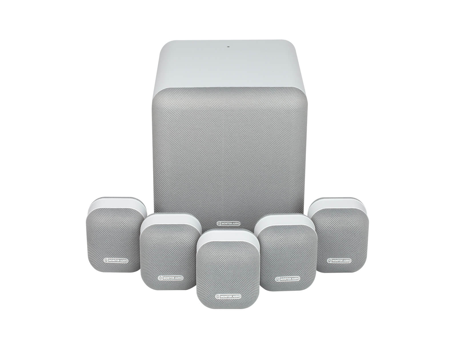 Monitor Audio MASS 5.1 Home Theater set, mist white